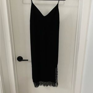 NWT H&M Lace Trimmed Spaghetti Strap Dress